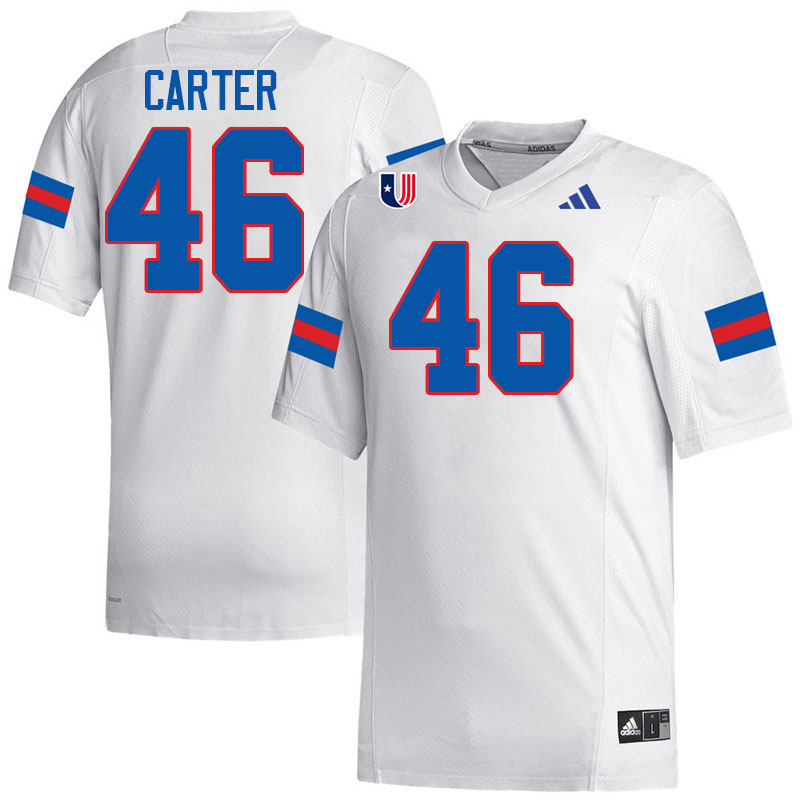West Georgia Wolves #46 Jay Carter College Football Jerseys,Uniforms-White